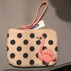 Flamingo Polka Dot Wristlet 🦩🦩🦩